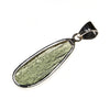 Sterling Silver Raw Moldavite Bezel Pendant