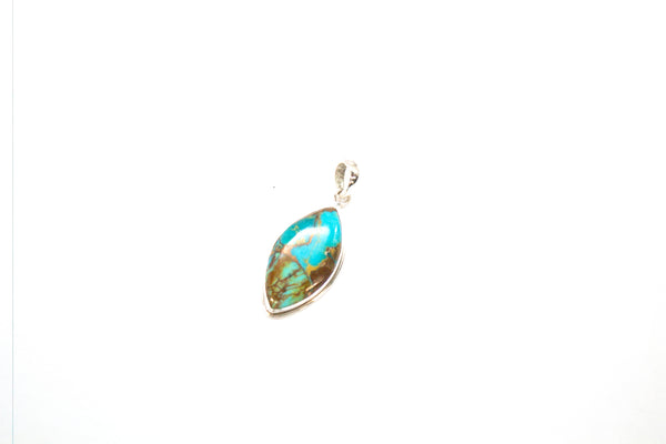 SS Turquoise Copper Pendant