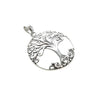 SS Curled Tree of Life Pendant (large)