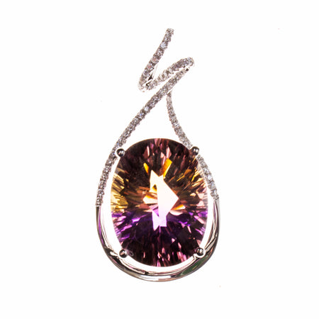 14K Sapphire Ovals Necklace
