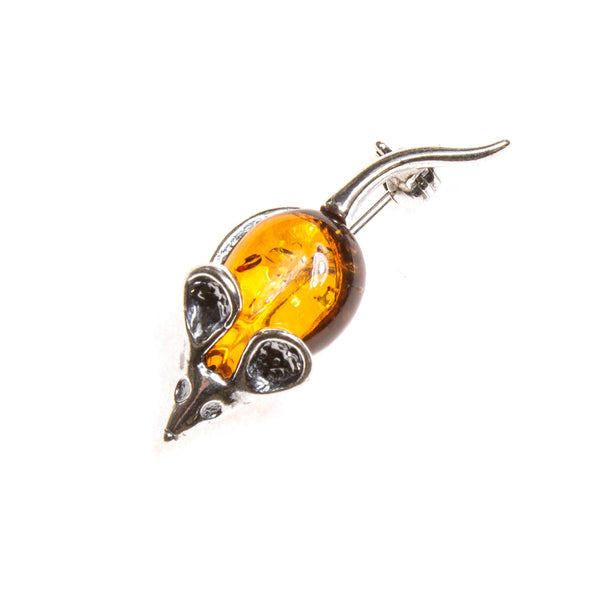 SS Amber Mouse Pin