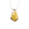 SS Geometric Butterscotch Amber Necklace