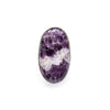 SS Chevron Amethyst Ring (Size 8)