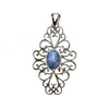 SS Kyanite Filigree Pendant