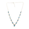 SS Blue Topaz Link Necklace