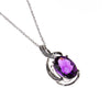 14KW Amethyst Twist Necklace