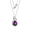 14KW Amethyst Twist Necklace