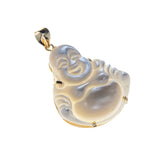 14K Mother of Pearl Buddha Pendant