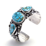 Sterling Silver Turquoise Navajo Cuff Bracelet
