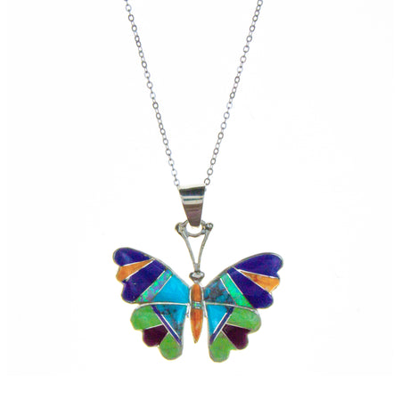 SS Cutout Butterfly with Abalone Earrings