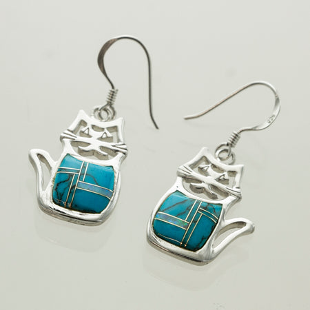 SS Cat & Fish Earrings