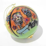 Hand-painted Day of the Dead Wedding Ornament