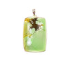 Sterling Silver Lemon Chrysoprase Pendant