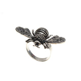 Sterling Silver Adjustable Bee Ring