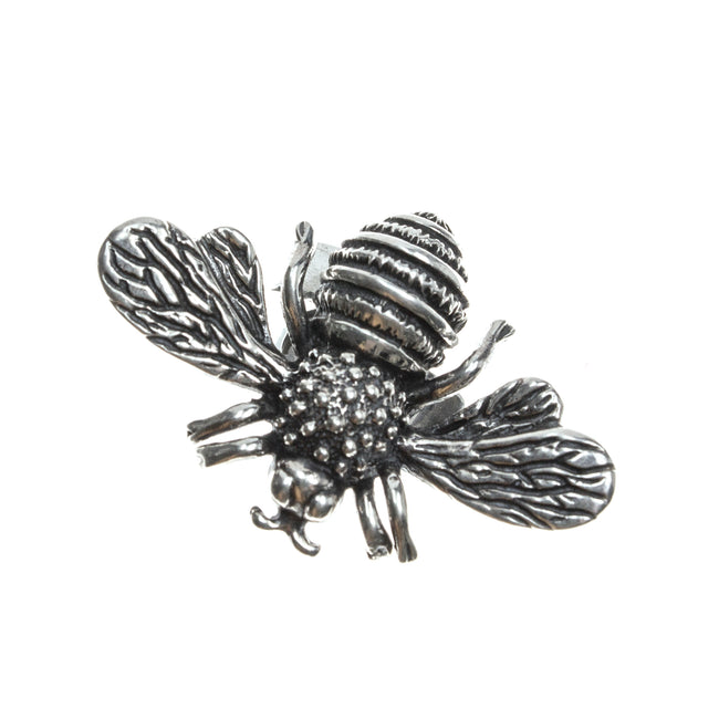 Sterling Silver Adjustable Bee Ring