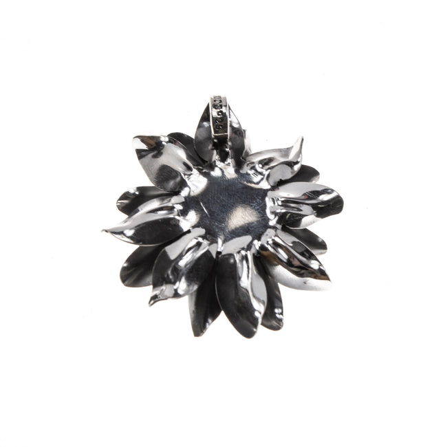 Sterling Silver Sunflower Pendant