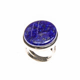 SS Lapis Lazuli Round Ring