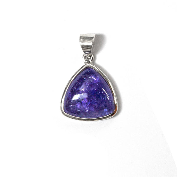 SS Tanzanite Trillion Cabochon Pendant