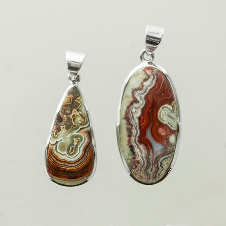 SS Stromatolite, Pyrite & Smokey Quartz Earrings