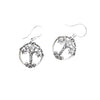 SS Winding Vines Tree Earrings