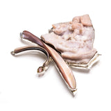 SS Pink Shell, Druzy Quartz and Tourmaline Pin/Pendant