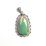 SS Green Turquoise Pendant