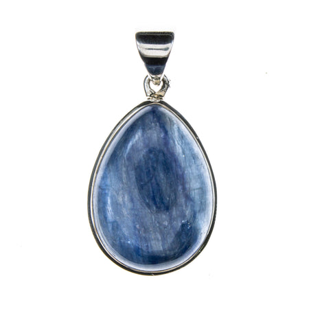 SS Faceted Kyanite Prong Pendant