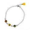 Sterling Silver Amber Bracelet