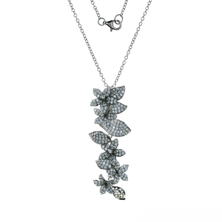 Vermeil Crystal Love Necklace