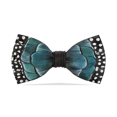 Colorful Partridge Feather Bow Tie
