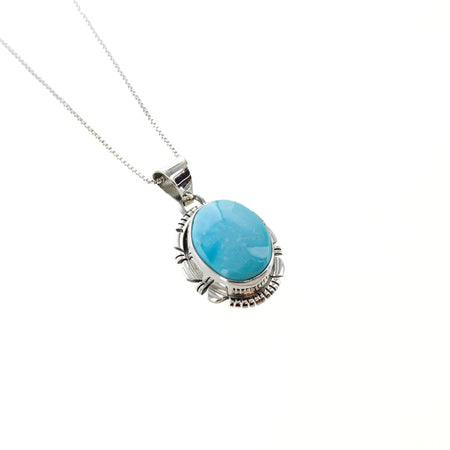 Sterling Silver Apatite Rough Bezel Necklace