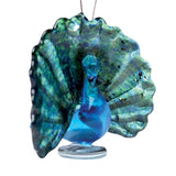 Glass Peacock Ornament