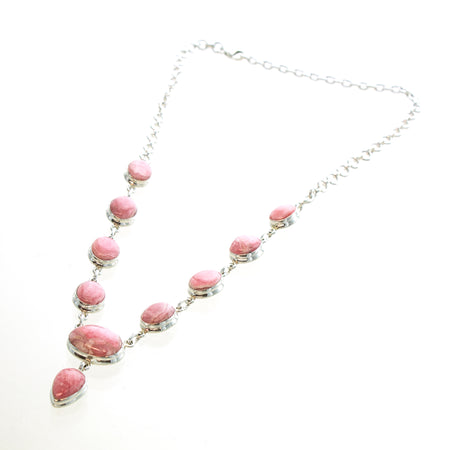 SS Pink Tourmaline Bead Earrings
