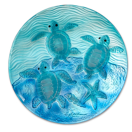 Glass Tropical Moon Jellyfish Sculpture